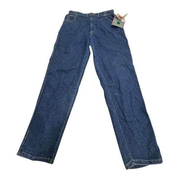 Lee Denim - NWT Vintage Lee Misses Relaxed Riders Narrow Ankle High 16 Med Waisted Jeans